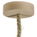 Holzbaldachin-Set für XL-Seil – Neutral