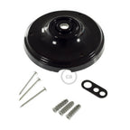 Rosone-Kit aus Porzellan – Schwarz – Ansicht 3