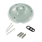 Rosetten-Kit aus Porzellan – Salbeigrün – Ansicht 3