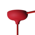 Silikon-Baldachin-Kit mit mittigem Loch und Vorbereitung für seitliches Loch - Rot – Ansicht 4