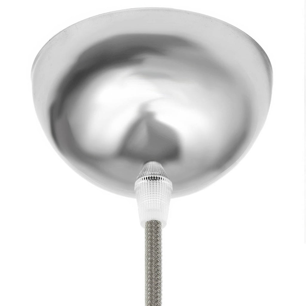 Halbrosetten-Kit aus lackiertem Metall – Chrom