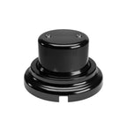 Verteilerdose und Sockel-Set aus Porzellan – Schwarz