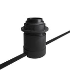 Kit Spostaluce mit Lampenfassungen E27 für Lampenschirm - Schwarz