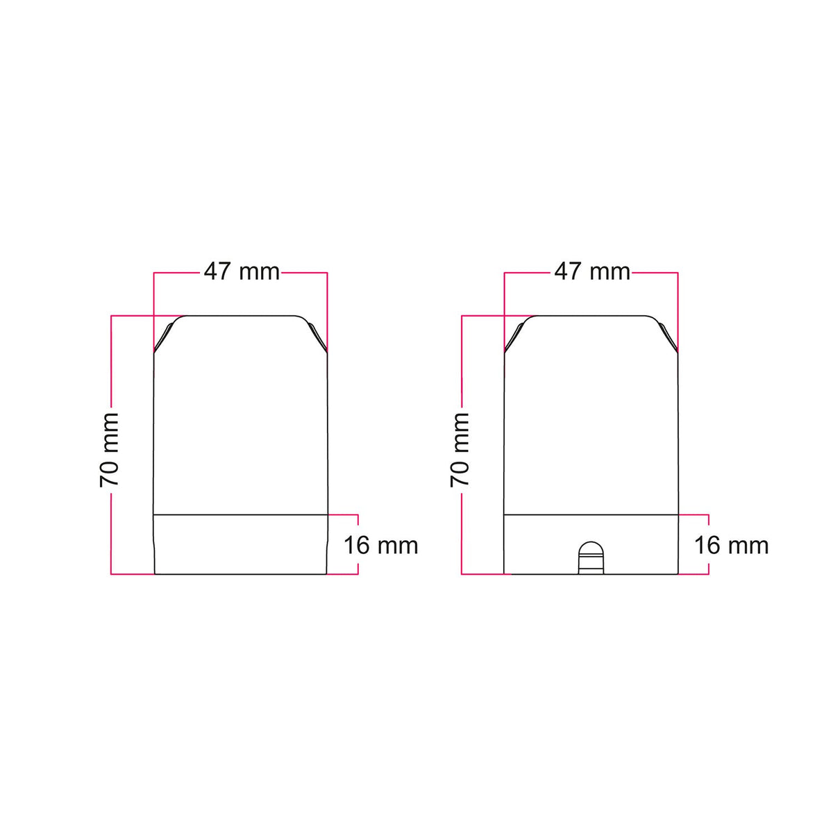 Kit Spostaluce esse14 mit S14d-Fassung – Effekt Brauner Marmor – Ansicht 5