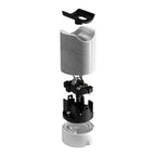 Kit Spostaluce esse14 mit Lampenfassungen S14d – White Marble Effekt – Ansicht 2