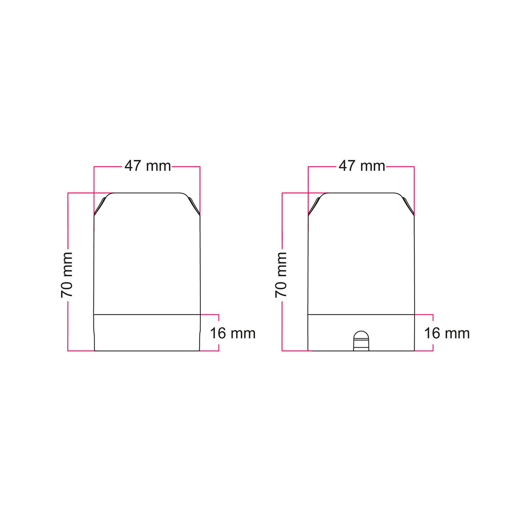 Kit Spostaluce esse14 mit Lampenfassung S14d - Schwarz – Ansicht 5