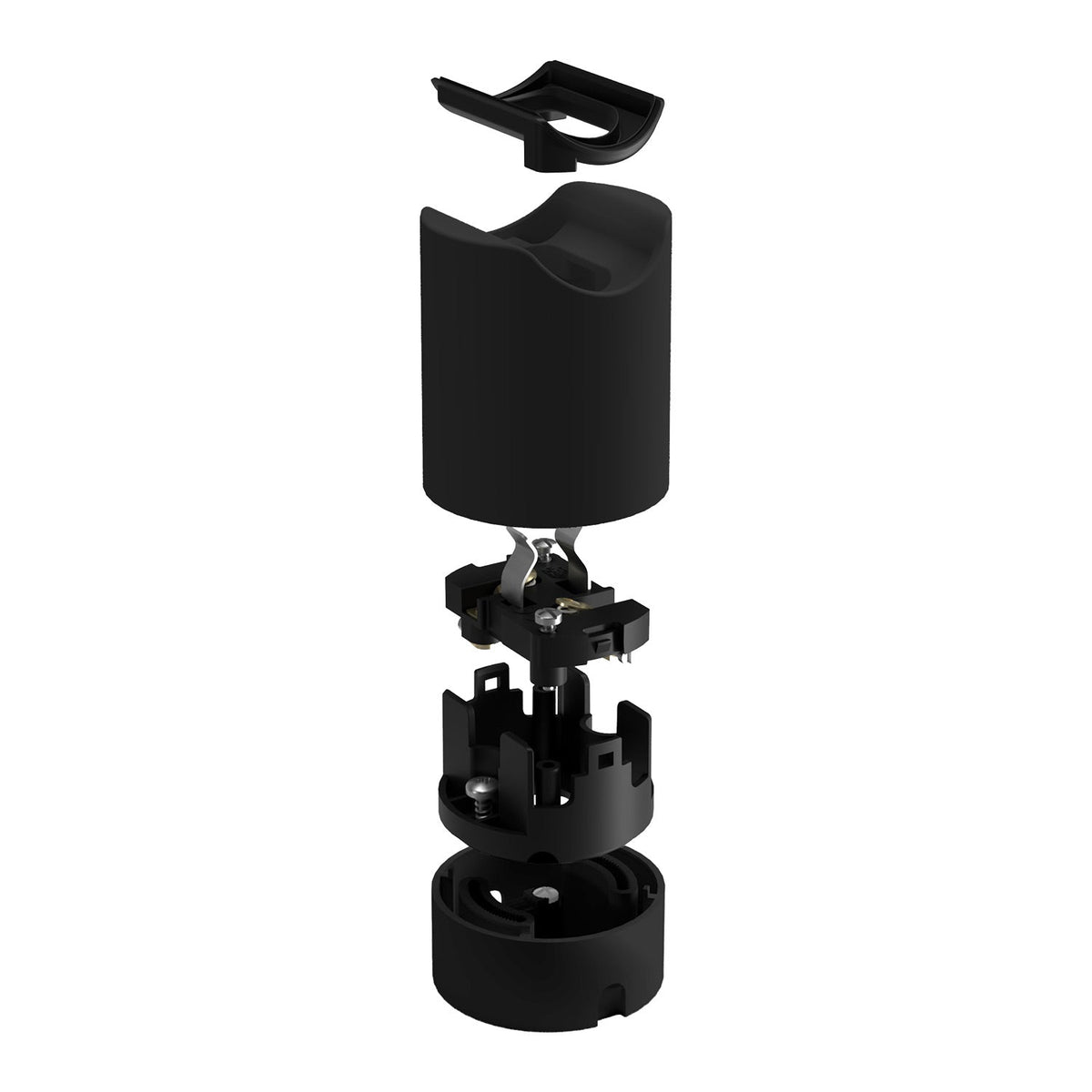 Kit Spostaluce esse14 mit Lampenfassung S14d - Schwarz – Ansicht 2