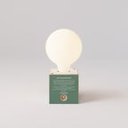 Kabellose Batterie-Lampe Cabless03 „Fai ammodino“ mit Glühbirne in Porzellanoptik - Tuttapolpa – Ansicht 4