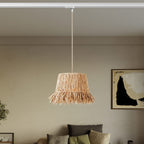 Schienenleuchte mit Lampenschirm aus Raffia Honolulu – Neutral – Ansicht 2