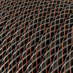 Pendelleuchte komplett mit Textilkabel, Keramikschirm Industrial und Metall-Details – Schwarz – Ansicht 3