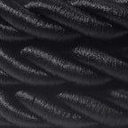 Pendelleuchte komplett mit nautischem Kordel 2XL 24 mm und Holzdetails – Schwarz – Ansicht 4