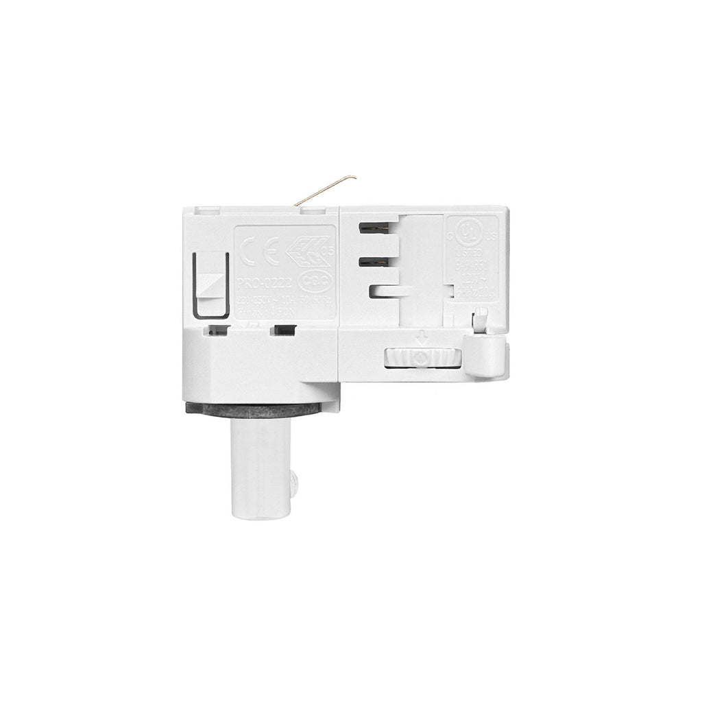 Pendelleuchte mit mattiertem Metalleffekt für Schienen – Satiniertes Kupfer – Ansicht 4