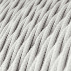 Pendelleuchte mit Diamond-Drahtgitter-Lampenschirm für Schienensysteme – Weiß – Ansicht 3