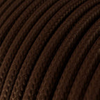 Pendelleuchte mit Coppa-Schirm und Schienenadapter – Corten-Effekt – Ansicht 3