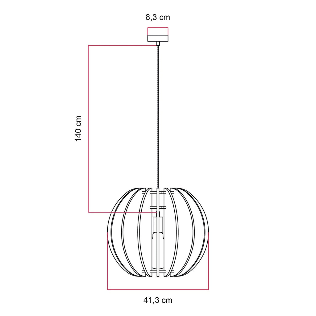 Pendelleuchte mit elliptischem LAMPSHHADE aus schallabsorbierendem Material – Schwarz melange – Ansicht 7