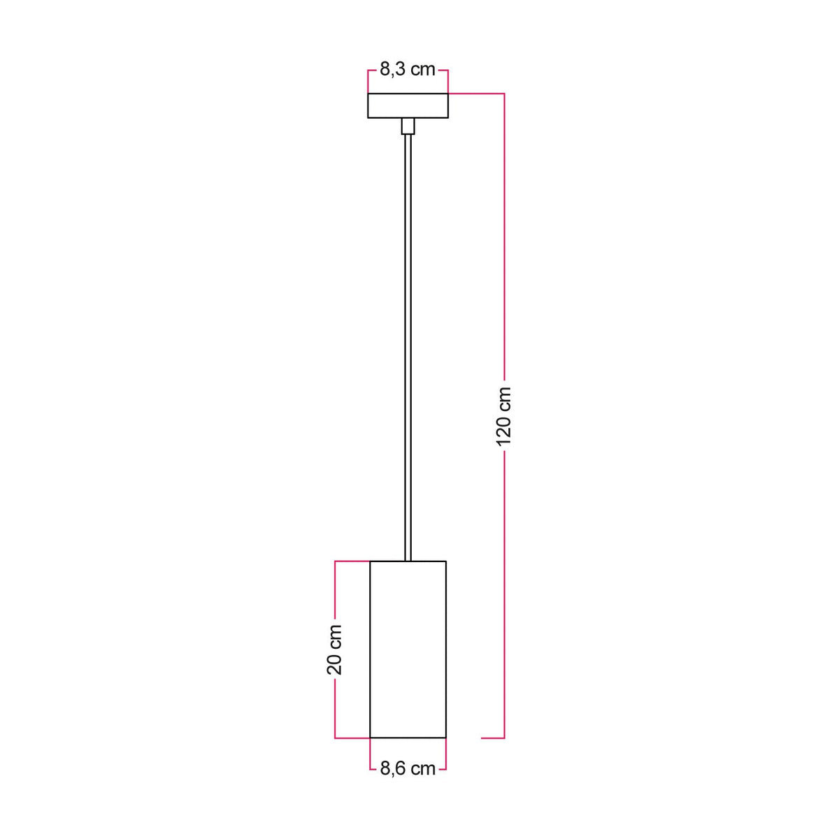 Pendelleuchte mit Holz-Lampenschirm für Tub-E27 Spot – Ansicht 5