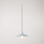 Pendelleuchte mit Swing Pastel Lampenschirm für Schienensysteme - Zuckerpapierblau