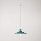 Pendelleuchte mit Swing Pastel Lampenschirm für Schienensysteme – Petrol