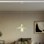 Pendelleuchte mit Schirm Swing Pastell für Schienensysteme – Wiesengrün – Ansicht 2