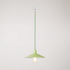 Pendelleuchte mit Schirm Swing Pastell für Schienensysteme – Wiesengrün
