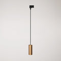 Pendellampe mit Tub-E14 Schirm für Schienensysteme – Satiniertes Bronze