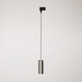 Pendelleuchte mit Tub-E14-Schirm für Schienensysteme - Satin-Titan
