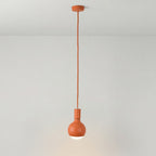 Pendelleuchte Filotto Metallico mit Glühbirne Lucia – Orange