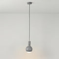 Pendelleuchte Filotto Metallico mit Glühbirne Lucia - Grau