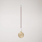 Pendelleuchte Vintage für Schienensysteme mit Porzellan-Finish – Weiß