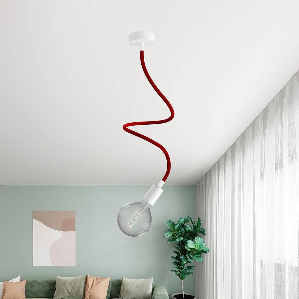 Creative Flex Deckenleuchte 90 cm – Mattweiß – Ansicht 2