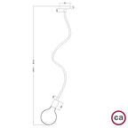 Creative Flex Deckenleuchte 90 cm – Mattweiß – Ansicht 5