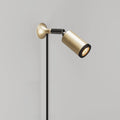Wandleuchte MAG-Y mit Gelenk und Spot-Licht – Satiniert Bronze