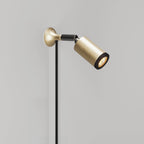 Wandleuchte MAG-Y mit Gelenk und Spot-Licht – Satiniert Bronze