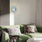 Wand- oder Deckenlampe Weiß mit Keramik-Effekt-Schirm – Wasserdicht IP44 – IO – Ansicht 2