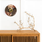 Wandleuchte oder Deckenleuchte mit floral gemustertem Schirm 'Blossom Haven' Botanico Lonicera – Wasserdicht IP44 – Ansicht 2