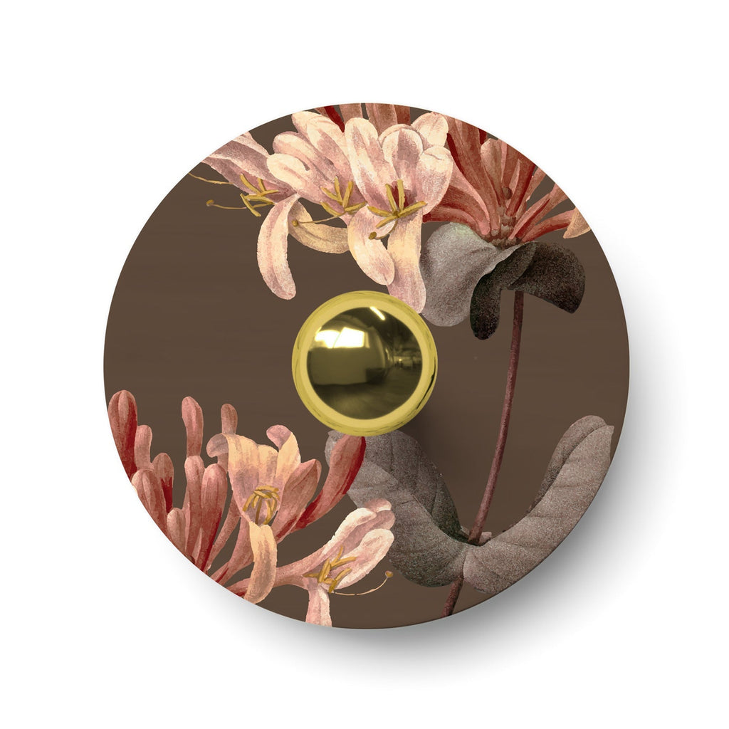 Wandleuchte oder Deckenleuchte mit floral gemustertem Schirm 'Blossom Haven' Botanico Lonicera – Wasserdicht IP44 – Ansicht 3