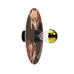 Wandleuchte oder Deckenleuchte mit floral gemustertem Schirm 'Blossom Haven' Botanico Lonicera – Wasserdicht IP44