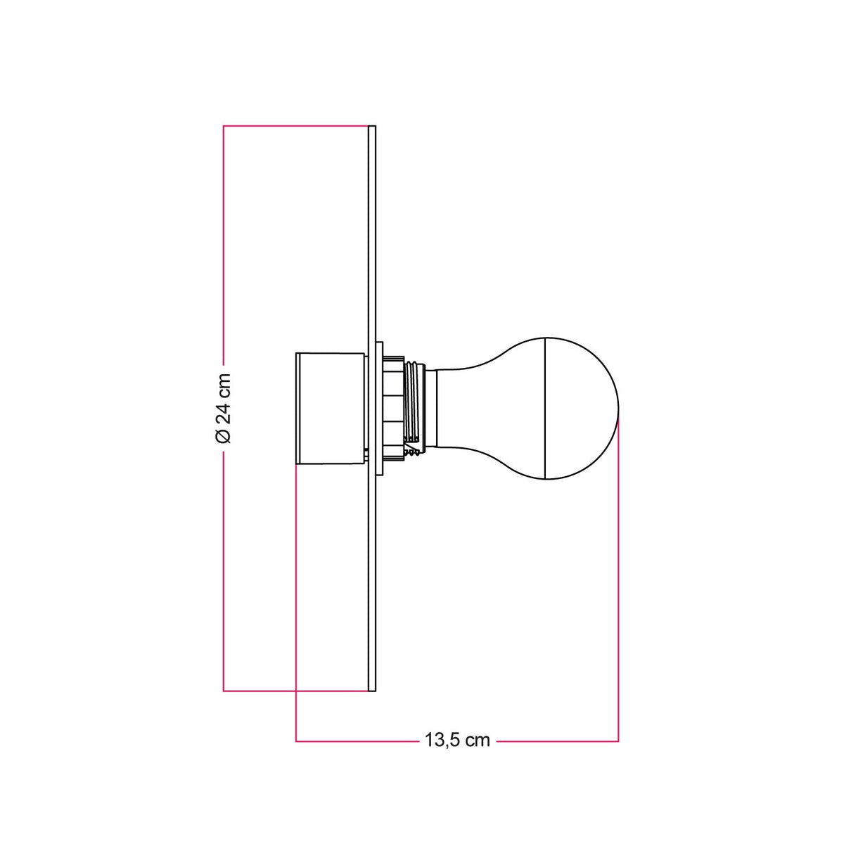 Wandleuchte oder Deckenleuchte mit floral gemustertem Schirm 'Blossom Haven' Botanico Lonicera – Wasserdicht IP44 – Ansicht 5
