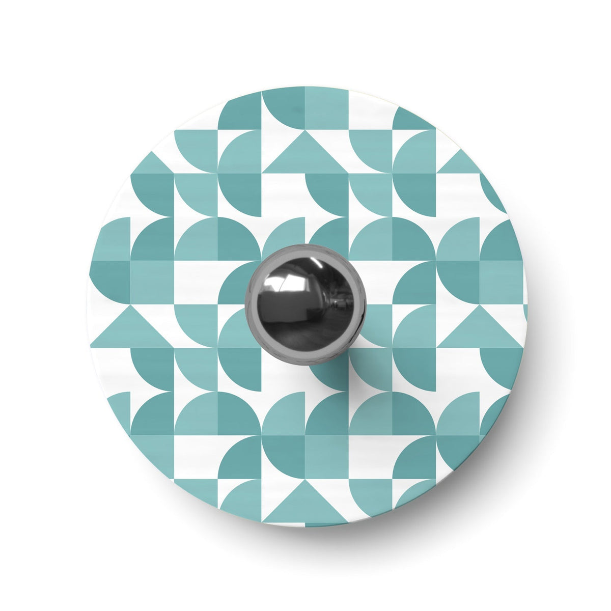 Wand- oder Deckenleuchte mit Lampenschirm mit geometrischen Mustern 'Kaleidoscope' Geometria 3 – Wasserdicht IP44 – Ansicht 3