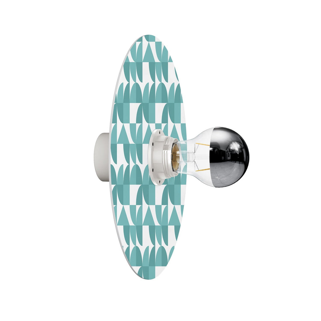 Wand- oder Deckenleuchte mit Lampenschirm mit geometrischen Mustern 'Kaleidoscope' Geometria 3 – Wasserdicht IP44