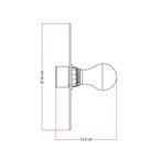 Wandleuchte oder Deckenlampe mit Lampenschirm mit Dschungeltieren 'Wildlife Whispers' Giraffen – Wasserdicht IP44 – Ansicht 5