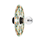 Wand- oder Deckenlampe Schwarz mit Majolika-Effekt-Lampenschirm – Wasserdicht IP44 – IO
