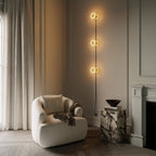 Wandleuchte Spostaluce mit Stecker, 3 Ghost Lampen und schwarzem Kabel – Ansicht 2