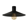 Schwarze Deckenleuchte mit Metallschirm Swing – Wasserdicht IP44 – IO