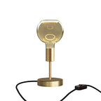 Tischleuchte Alzaluce Globo Ghost aus Metall – Satinbronze