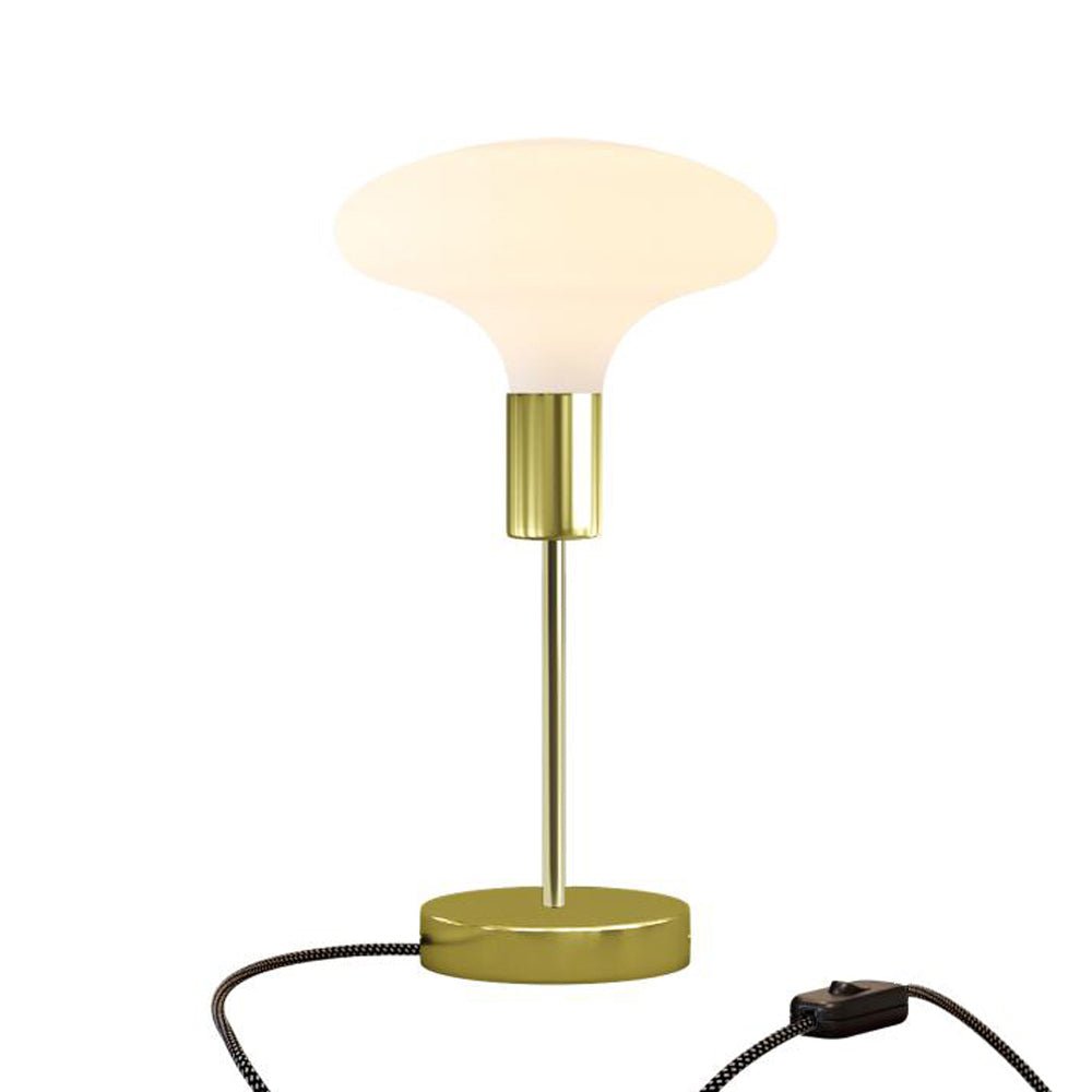 Tischlampe Alzaluce Idra aus Metall – Messing