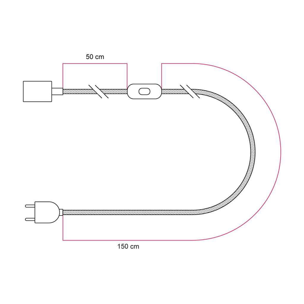 Tischlampe mit Sockel aus Erle, transparenter Glühbirne, Kabel RM04 und EU-Stecker – Ansicht 7