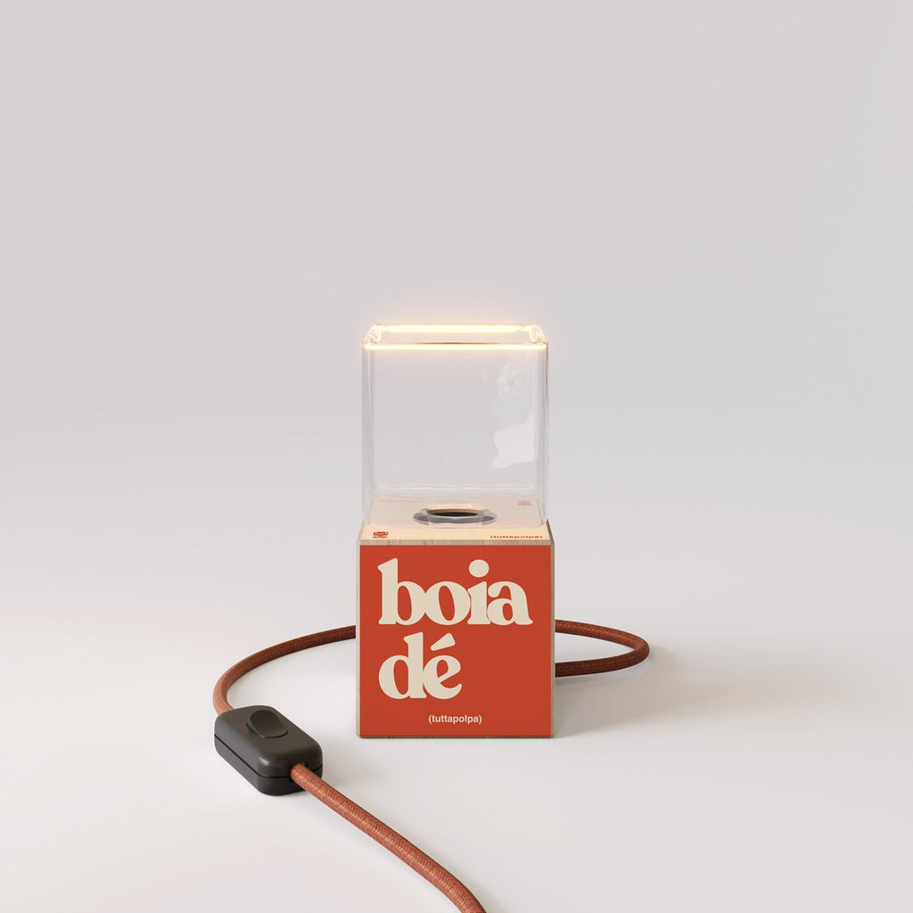 Tischlampe Cubetto "Boia de" mit Ghost-Glühbirne - Tuttapolpa – Ansicht 5