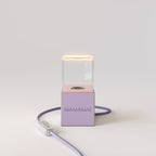 Tischlampe Cubetto „Buonanotte fiorellino“ mit Ghost-Glühbirne – Santomanifesto – Ansicht 5