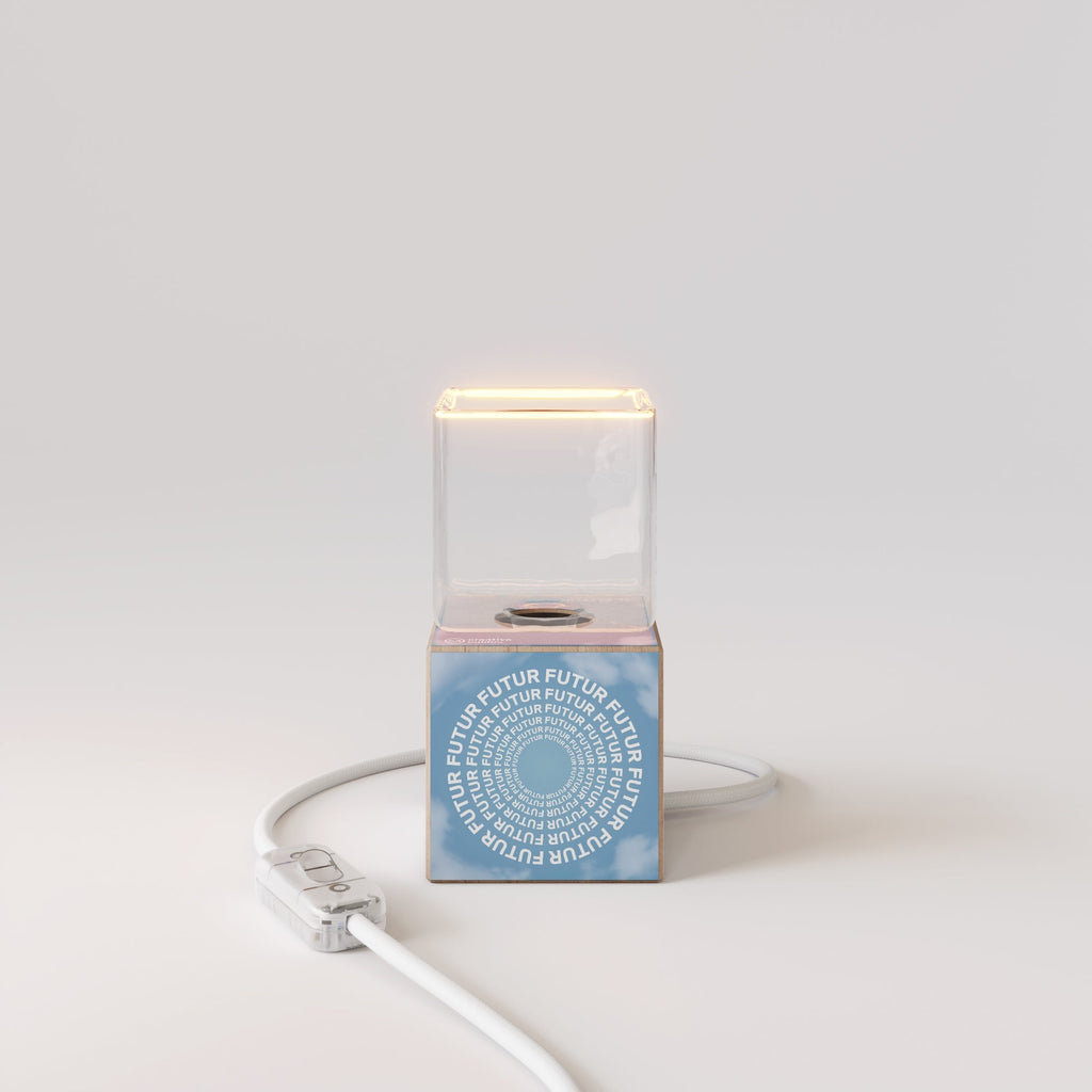 Tischlampe Cubetto „Futur“ mit Ghost Glühbirne - Futur Festival – Ansicht 5